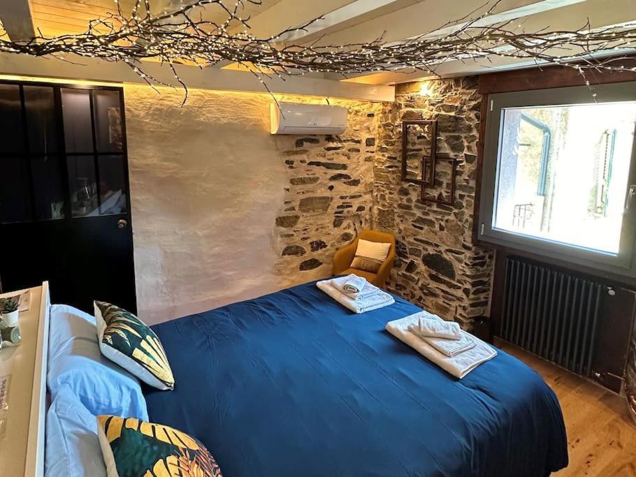 Romantic Home Stone With Amazing View Lake Of Como And Oleandra ラーリオ エクステリア 写真